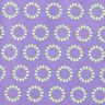 Coton enduit Cercles colorés – lavande/vert tendre,  thumbnail number 1