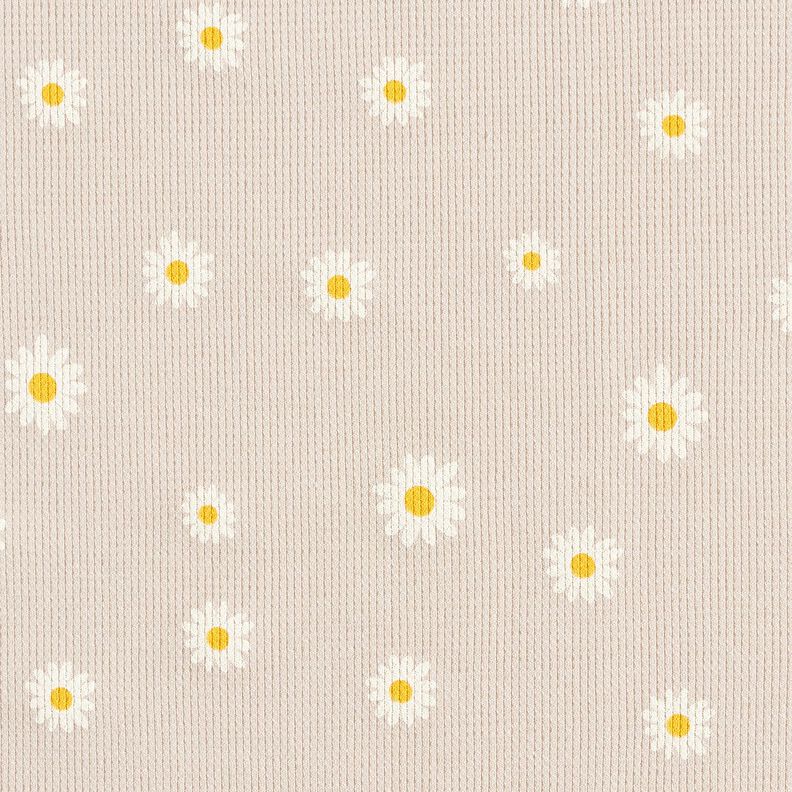 Jersey gaufré marguerites – nature, image number 1