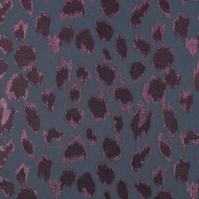 Jacquard Léopard Métallique | Poppy Fabrics – anthracite, 