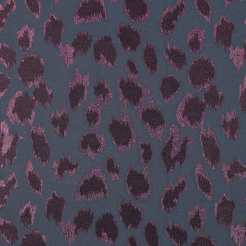 Jacquard Léopard Métallique | Poppy Fabrics – anthracite, image number 1