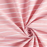 Viscose stretch à rayures pailletées – rose/blanc,  thumbnail number 3