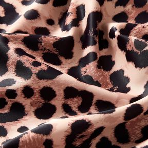Tissus pour maillot de bain Imprimé léopard – cuivre/noir, 