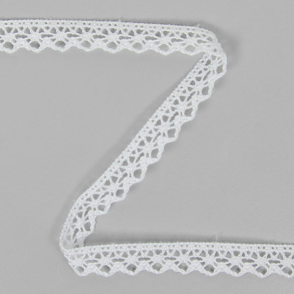 Dentelle au fuseau (13 mm) 5 – blanc,  image number 1