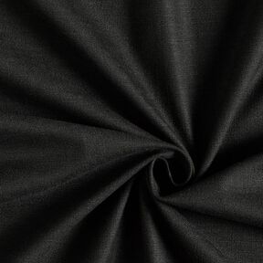 Tissu en lin stretch Mélange – noir, 