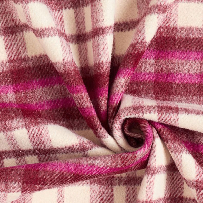 Tissu pour manteau Mélange de laine angeraut – rouge bordeaux/pourpre, image number 4