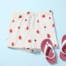 GOTS Jersey coton Fraises aquarelle Impression numérique – ivoire,  thumbnail number 6