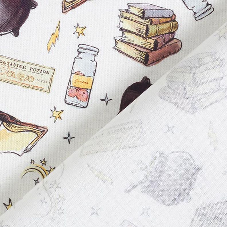 Popeline coton tissu sous licence Harry Potter potion magique | Warner Bros. – blanc,  image number 4