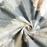 Tissu de décoration Semi-panama Dahlias – gris/crème,  thumbnail number 4