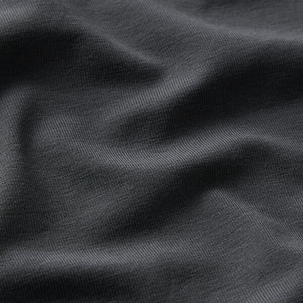 GOTS Jersey coton | Tula – gris foncé,  image number 2