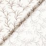 Popeline coton Branches de feuilles – blanc/anémone,  thumbnail number 4