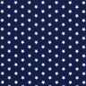 Popeline coton Moyens étoiles – bleu marine/blanc,  thumbnail number 1