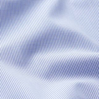 Tissu pour chemise Carreaux miniatures – blanc/bleu marine, 