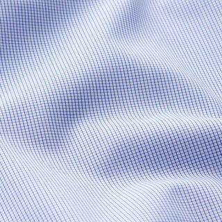 Tissu pour chemise Carreaux miniatures – blanc/bleu marine, 