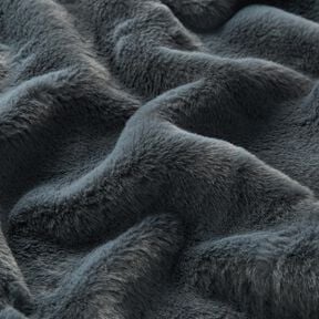 fourrure synthétique de haute qualité monochrome – gris bleu, 