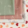Tissu de décoration Semi-panama Fleurs délicates – vieux rose,  thumbnail number 5