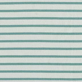 Jersey de coton Rayures fines et larges – menthe clair/menthe poivrée, 