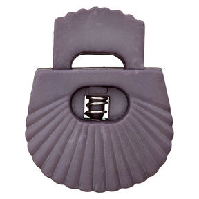 Bloque-cordons Coquillage [Passage : 8 mm] – gris, 