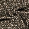Tricot bouclé motif léopard – noir/brun faon,  thumbnail number 3