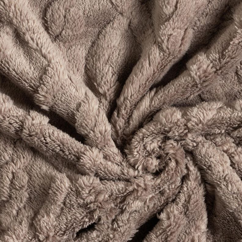 Fourrure synthétique Diamants – taupe,  image number 3