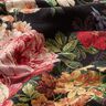 Tissu de décoration Gobelin bouquets de fleurs – noir/terre cuite,  thumbnail number 2