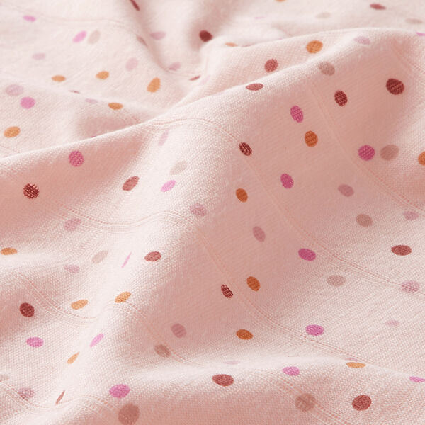 Jersey double couche Points – rosé – Échantillon, image number 2