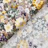 Popeline coton Fleurs romantiques – gris mauve/or,  thumbnail number 4
