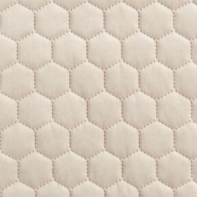 Tissu de revêtement velours matelassé nid d'abeille – sable, 
