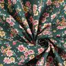 Coton enduit Fleurs romantiques – vert foncé,  thumbnail number 4