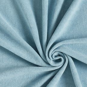 Tissu éponge Stretch Uni – bleu clair, 