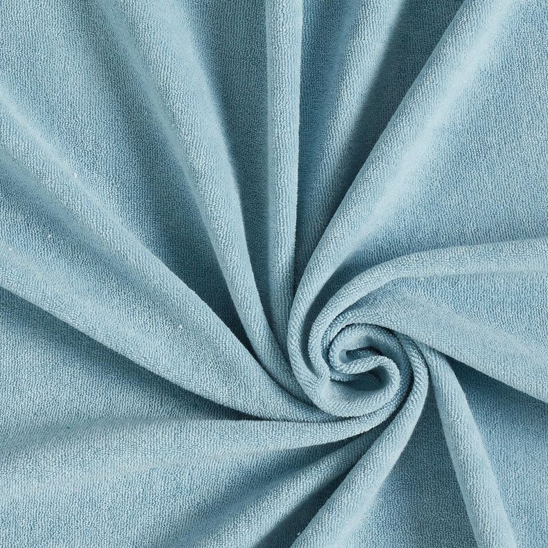 Tissu éponge Stretch Uni – bleu clair,  image number 1