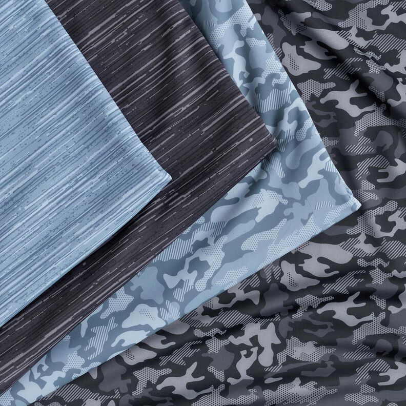 Jersey sportif et fonctionnel camouflage – gris bleu,  image number 5