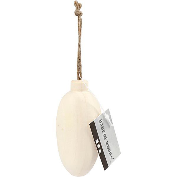 Ovale en bois à suspendre, 9 cm, image number 1