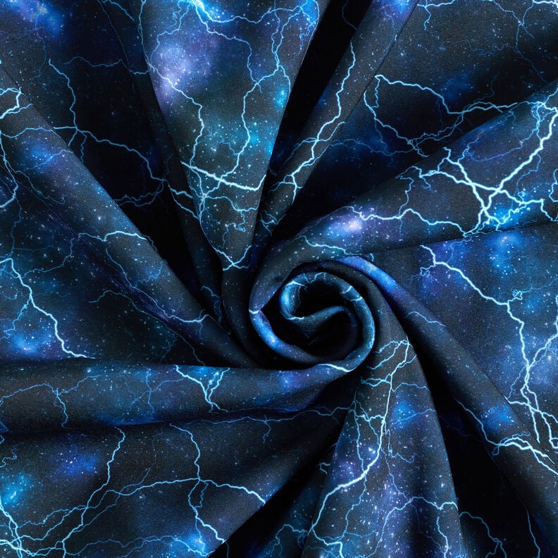 Softshell Orage Impression numérique – bleu nuit,  image number 4