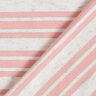 Jersey viscose Rayures pailletées irrégulières – écru/rosé,  thumbnail number 4