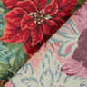 Tissu de décoration Gobelin Étoiles de Noël bicolores – beige clair/rouge,  thumbnail number 4