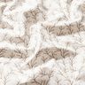 Popeline coton Branches de feuilles – blanc/anémone,  thumbnail number 2