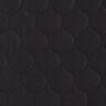 Tissu matelassé Motif de cercle – noir,  thumbnail number 1