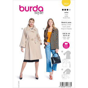 Veste / Manteau | Burda 5824 | 36-46, 