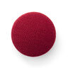 Bouton recouvert, Gabardine Bi-stretch – carmin,  thumbnail number 1