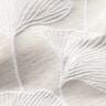 Tissu de décoration Jacquard grand ginkgo – gris brume/ivoire,  thumbnail number 5