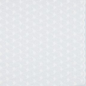 Tissu en coton Dentelle brodée Losanges de fleurs | Poppy Fabrics – blanc, 