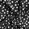 Tissu en viscose à pois irréguliers – noir/blanc,  thumbnail number 3