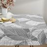 Tissu de décoration Canvas grandes feuilles – gris,  thumbnail number 6
