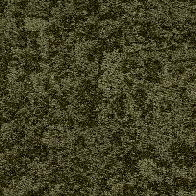 Tissu éponge Stretch Uni – olive foncé, image number 4