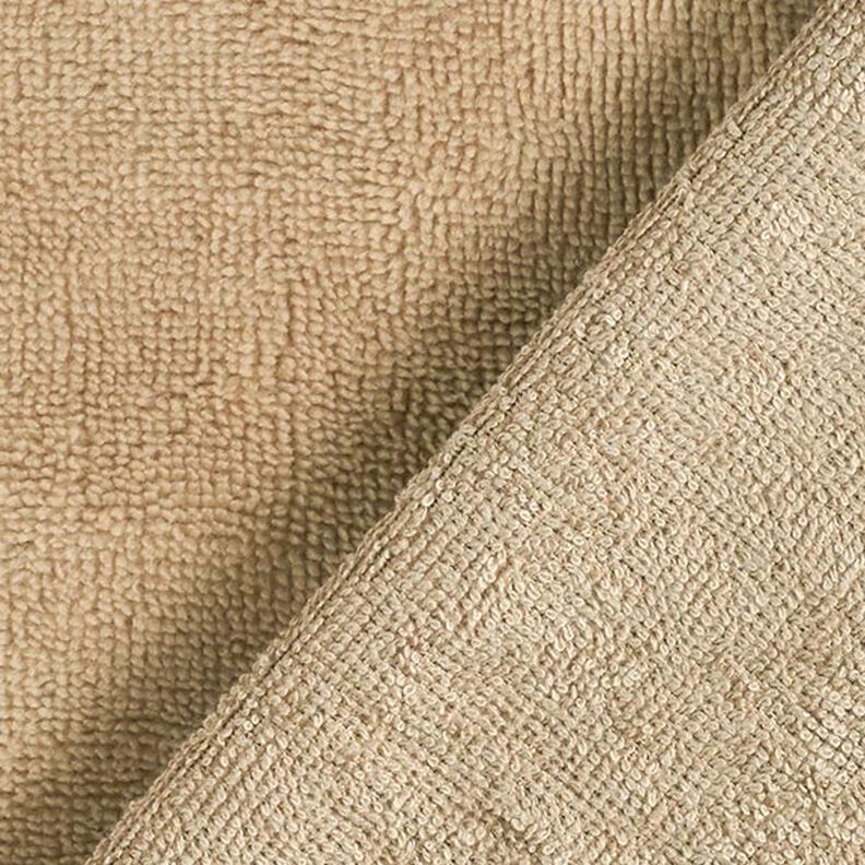 Tissu éponge douillet Bambou Uni – beige,  image number 3