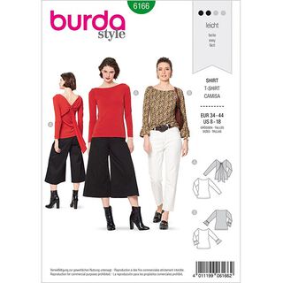 Haut, Burda 6166 | 34-44, 