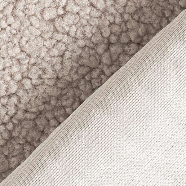 Tissu d’ameublement en teddy – beige foncé,  image number 3