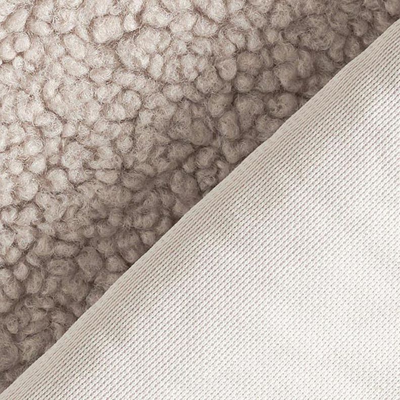 Tissu d’ameublement en teddy – beige foncé,  image number 3