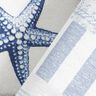 Coton enduit maritime – bleu acier/nature,  thumbnail number 4