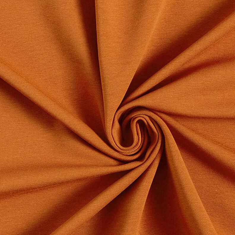 French Terry léger uni – caramel,  image number 1